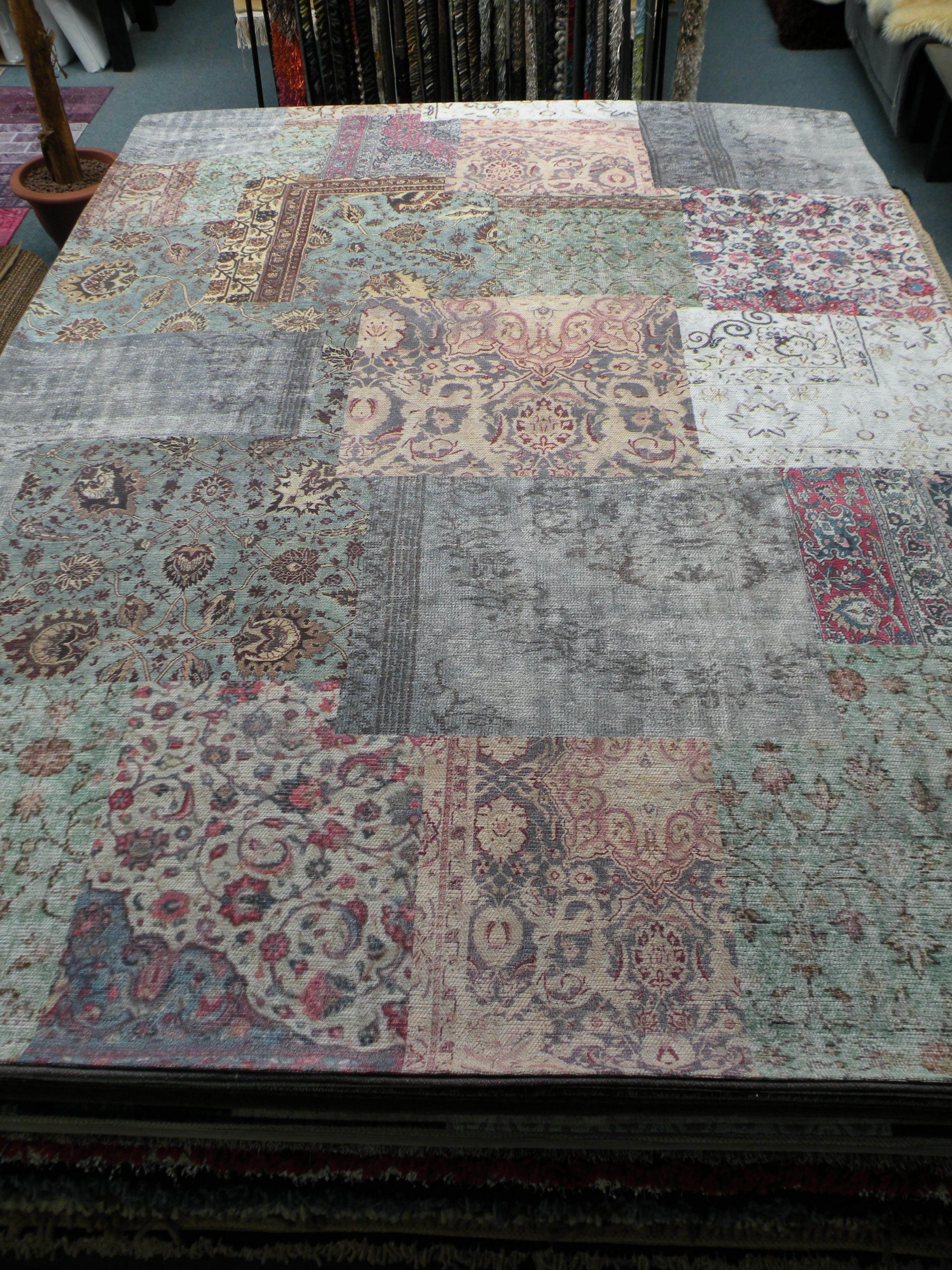 Vloerkleed Colour Patch pastel